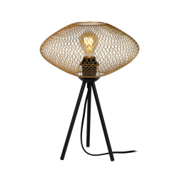Lucide MESH stolní lampa E27/40W matná zlatá