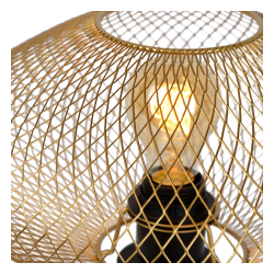 Lucide MESH stolní lampa E27/40W matná zlatá