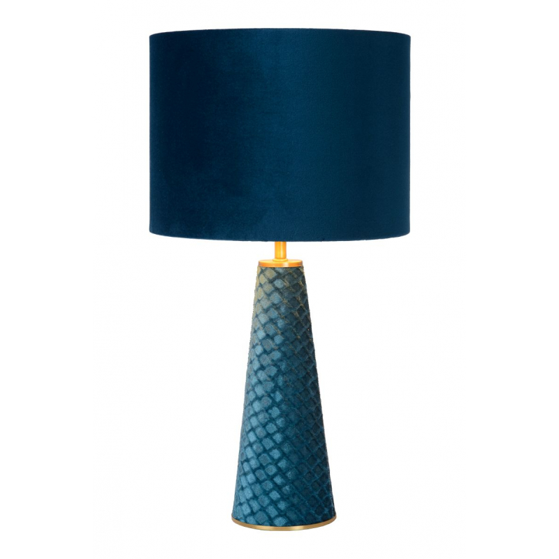 Lucide VELVET stolní lampička E27/40W H47cm Blue