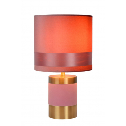 Lucide FRIZZLE stolní lampička  E14/40W H32cm růžová