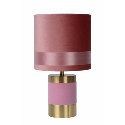 Lucide FRIZZLE stolní lampička  E14/40W H32cm růžová