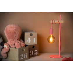 Lucide PAULIEN Table Lamp 1xE27 60W růžová