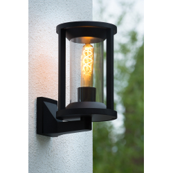 Lucide CADIX Outdoor Stropní svítidlo E27/max 15W led černá