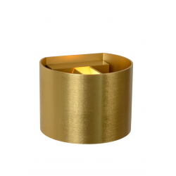 Lucide XIO nástěnné svítidlo kulaté G9/3.5W 350LM 2700K  zlatá