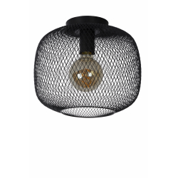 Lucide 45185/30/30 MESH stropní svítidlo Ø 30 cm - E27 - černá