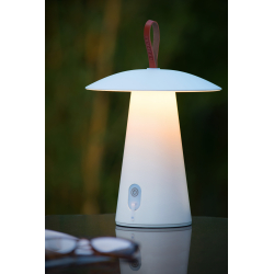 LA DONNA - Stolní lampa Venkovní - Ø 19,7 cm - LED stm. 3 kroky - 1x2W 2700K - IP54 - bílá