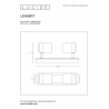 LENNERT stropní bodové svítidlo 2x5W/GU10 IP44 černá