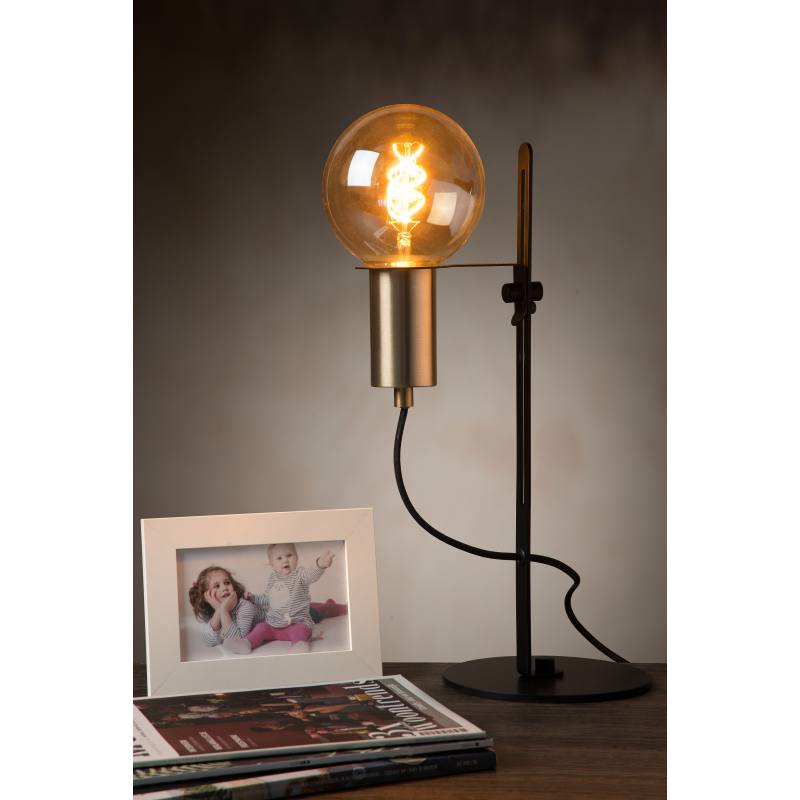 Lucide 45578/01/30 MALCOLM lampa stolní E27/60W H47cm