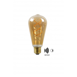 LUCIDE LED žárovka - TWLIGHTSWITCH SENSOR Ø 6,4 cm - LED - E27 - 1x4W 2200K