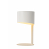 Lucide 45504/01/31 KNULLE lampa stolní E14 H28,5 D15 cm bílá