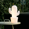 Lucide CACTUS - stolní lampa venkovní - Ø 22,7 cm - stmívatelné - IP44 - Bílá 13813/02/31