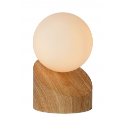 Lucide LEN - stolní lampa - Ø 10 cm - G9 - světlé dřevo 45561/01/72