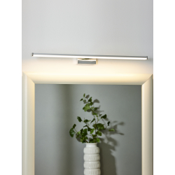 Lucide ONNO - koupelnové svítidlo nad zrcadlo - LED - 1x12W 3000K - IP44 - Chrom 79297/12/12