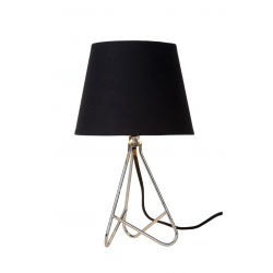 Lucide GITTA - stolní lampa - Ø 17 cm - Chrom 47500/81/11