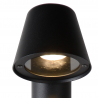 Lucide DINGO-LED - venkovní svítidlo sloupek - Ø 11,5 cm - stmívatelné - GU10 - 1x4,5W 3000K - IP44 - Černá 14881/70/30