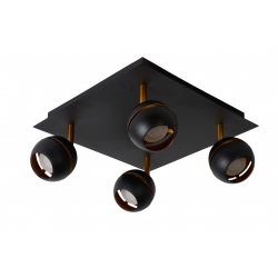 Lucide BINARI - stropní svítidlo - LED - 4x5W 2700K - Černá 77975/20/30