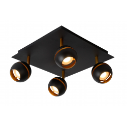 Lucide BINARI - stropní svítidlo - LED - 4x5W 2700K - Černá 77975/20/30