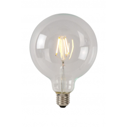 Lucide LED žárovka - okrasné vlákno - Ø 12,5 cm - stmívatelné - 1x5W 2700K - Průhledné 49017/05/60