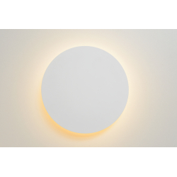 Lucide EKLYPS LED - nástěnné svítidlo - Ø 25 cm - LED - 1x8W 3000K - Bílá 46201/08/31