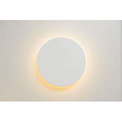 Lucide EKLYPS LED - nástěnné svítidlo - Ø 15 cm - LED - 1x6W 3000K - Bílá 46201/06/31