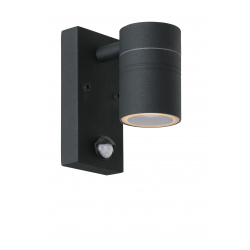 Lucide ARNE-LED - přisazené bodové svítidlo venkovní - Ø 6,3 cm - LED - GU10 - 1x5W 2700K - IP44 - Černá 14866/05/30