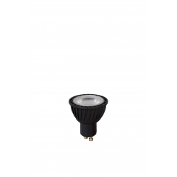 Lucide LED žárovka - Ø 5 cm - stmívatelné - GU10 - 1x5W 3000K - Černá 49006/05/30