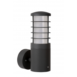 Lucide SOLID - nástěnné svítidlo venkovní - Ø 9 cm - IP54 - Černá 14871/01/30