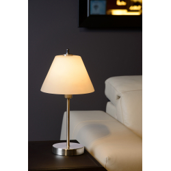 Lucide TOUCH - stolní lampa - Ø 22 cm - Chrom 12561/21/12