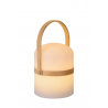 Lucide JOE - stolní lampa venkovní - Ø 14,5 cm - stmívatelné - 1x3W 2800K - IP44 - Bílá 06800/03/31