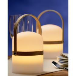 Lucide JOE - stolní lampa venkovní - Ø 14,5 cm - stmívatelné - 1x3W 2800K - IP44 - Bílá 06800/03/31