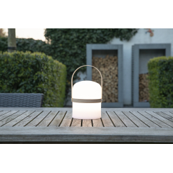 Lucide JOE - stolní lampa venkovní - Ø 14,5 cm - stmívatelné - 1x3W 2800K - IP44 - Bílá 06800/03/31