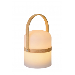 Lucide JOE - stolní lampa venkovní - Ø 14,5 cm - stmívatelné - 1x3W 2800K - IP44 - Bílá 06800/03/31