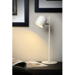 Lucide SKANSKA - stolní lampa - Ø 16 cm - stmívatelné - 1x5W 3000K - Bílá 03603/05/31