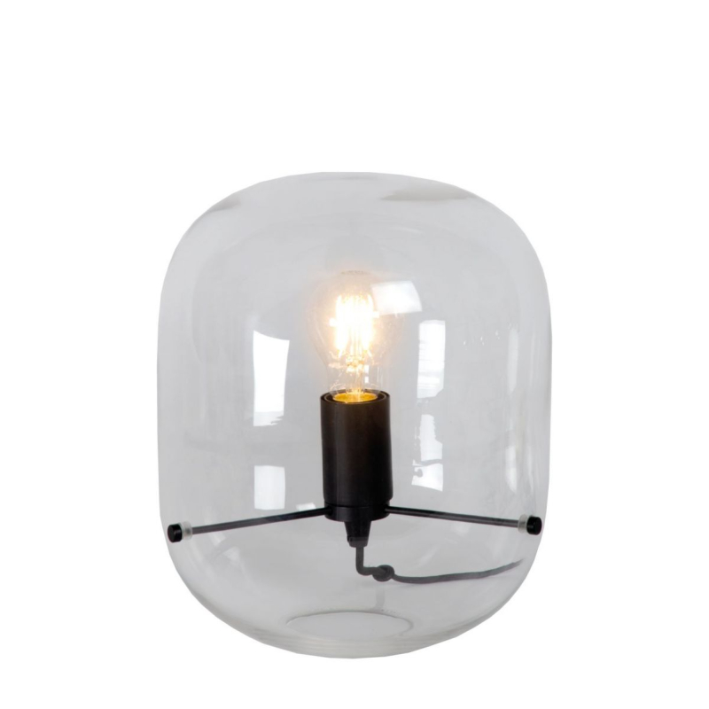 Lucide VITRO stolní lampa Ø 24 cm 1xE27 průhledná