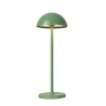 LLucide JOY venkovní dobíjecí stolní lampa ø 12 cm 1x1,5W 3000K IP54 zelená