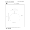 Lucide BINK stropní svítidlo E27/40W zelené