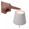 Lucide JUSTIN venkovní stolní lampa Ø11 cm 1x2,2W 3000K IP54 bílá