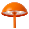 Lucide JOY venkovní dobíjecí stolní lampa ø 12 cm 1x1,5W 3000K IP54 oranžová