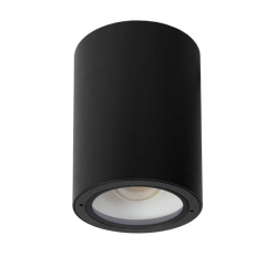 Lucide VOLANTIS venkovní stropní bodové svítidlo Ø 10,8 cm 1xE27 IP54 černá