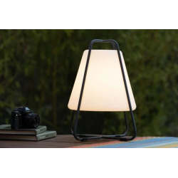 Lucide PYRAMID dobíjecí venkovní stolní lampa 1x42W 2700K - IP54 antracitová