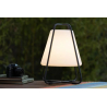 Lucide PYRAMID dobíjecí venkovní stolní lampa 1x42W 2700K - IP54 antracitová