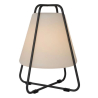 Lucide PYRAMID dobíjecí venkovní stolní lampa 1x42W 2700K - IP54 antracitová