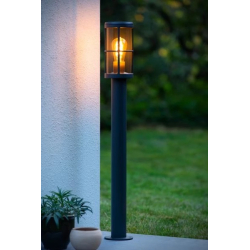 Lucide NAVI patníková venkovní lampa Ø 12 cm 1xE27 IP54 antracitová