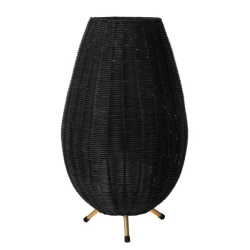 Lucide COLIN stolní lampa Ø 30 cm 1xG9 černá
