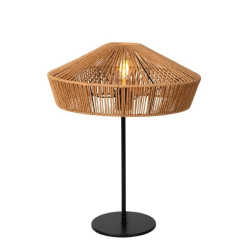 Lucide YUNKAI stolní lampa Ø 40 cm 1xE27 světlé dřevo