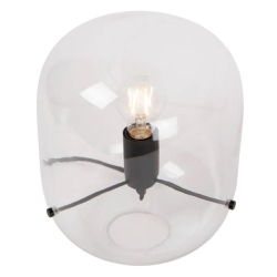 Lucide VITRO stolní lampa Ø 24 cm 1xE27 průhledná