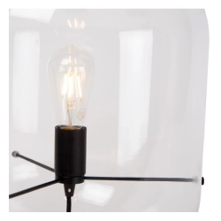 Lucide VITRO stolní lampa Ø 35 cm 1xE27 průhledná