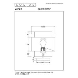 Lucide JAVOR stolní lampa Ø 23 cm 1xE27 zelená