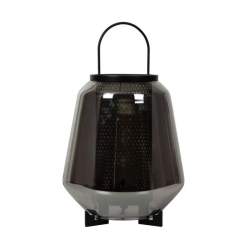 Lucide SISKA stolní lampa 1xE27 kouřově šedá