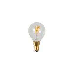 Lucide P45 filamentová LED žárovka Ø 4,5 cm E14 1x3W 2700K průhledná